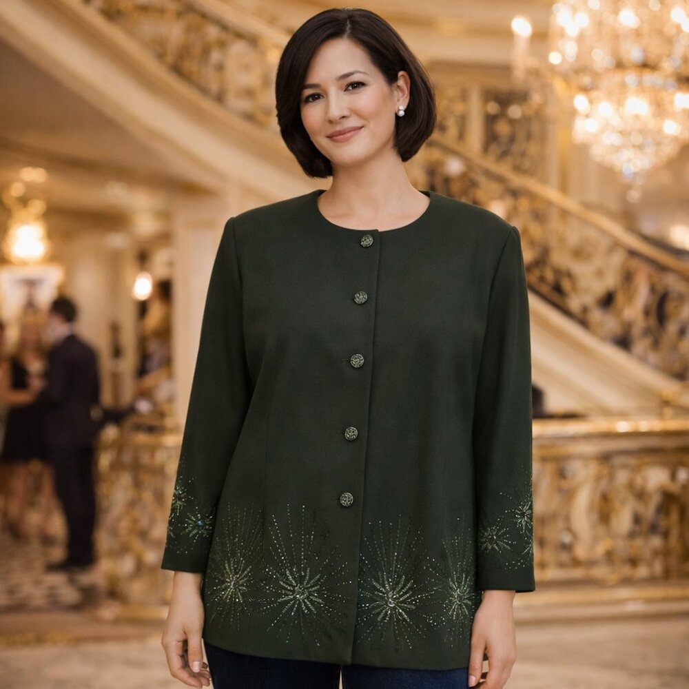 John Meyer beaded special occasion jacket …